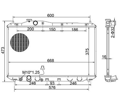 Радиатор wody hart 643 965 фото №1