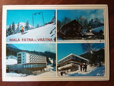 MAŁA FATRA Vratna widoki hotele - Słowacja 1987 r.