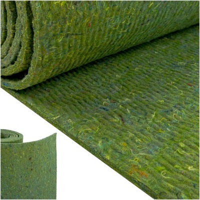 FILC AISLAMIENTO DE SONIDO ALFOMBRILLA FILCOWA SIN PEGAMENTO GRUESA 15MM VERDE IZOLUJACA SZUMY  