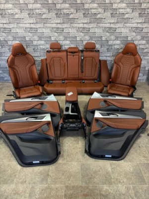 Сидіння kompletny середина обшивки заднє сидіння m power bmw f97 x3m g01 x3 tartufo фото №1