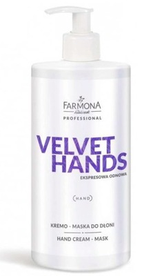 Farmona Velvet Hands Krem Maska Do Dłoni 500 ml