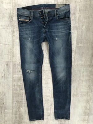 DIESEL Tepphard 32x34 męskie JEANS rurki W32L34