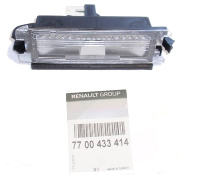 Лампа номерного знака реєстраційний dacia logan sandero фото №1