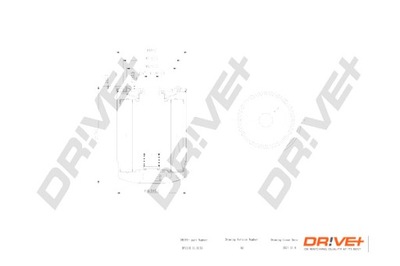 DRIVE+ FILTRAS ALYVOS ANDORIA DIESEL 2.4 01-03 HO NKER 