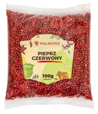 PIEPRZ CZERWONY ZIARNO 100g ZIARNISTY AROMATYCZNY DOSKONAŁY