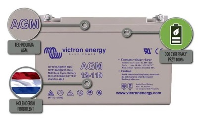 Akumulator AGM Victron Energy 110Ah 12V