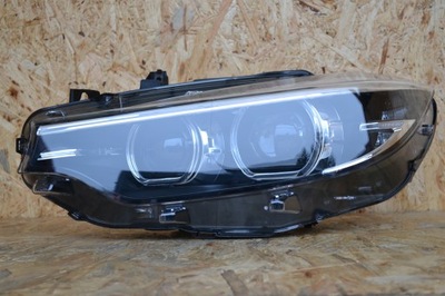 Лампа левая перед bmw 4 f32 lift full led shadow тонированная фото №1