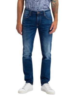 CROSS JEANS spodnie męskie jeansy niebieskie 32/30