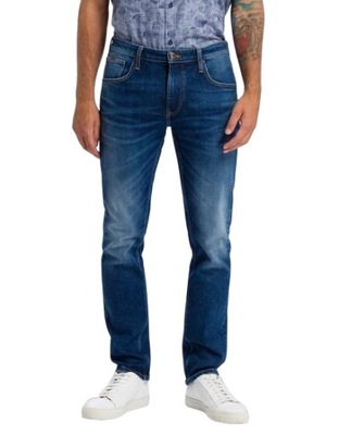CROSS JEANS spodnie męskie jeansy niebieskie 32/32
