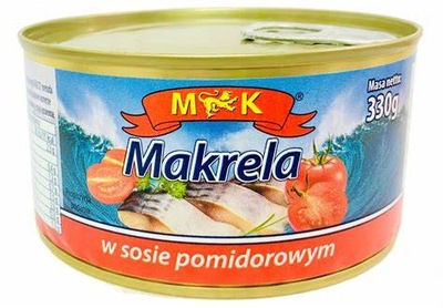 MAKRELA w sosie pomidorowym MK 0,24 kg