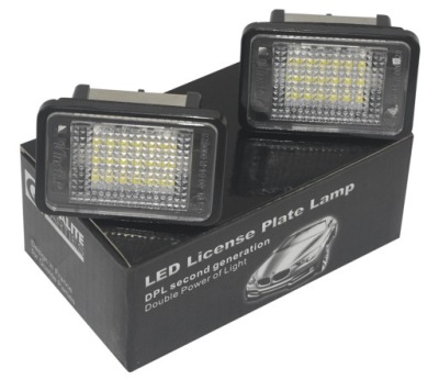 Ліхтарі led підсвітка номерного знака реєстраційний mercedes glk x204 фото №1