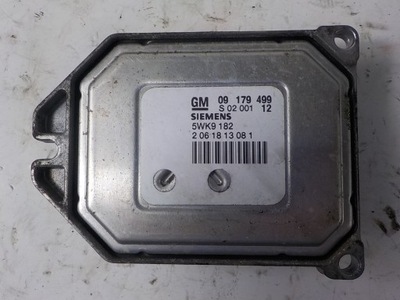 OPEL KOMPUTER STEROWNIK 09179499 5WK9182