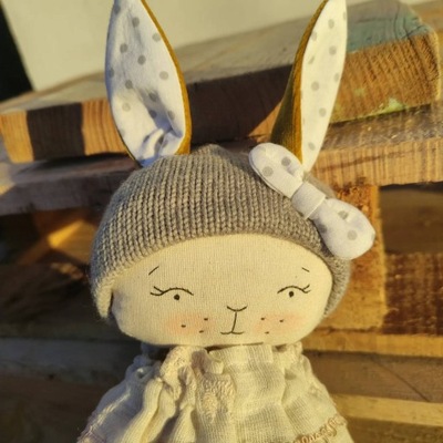 Przytulanka królik, lalka, maskotka handmade