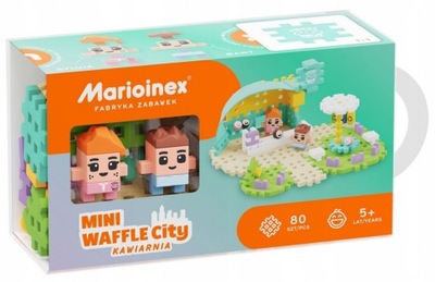 Klocki Mini Wafle City Kawiarnia 80 el Marioinex