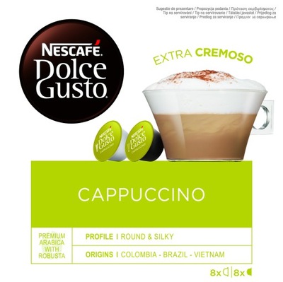 Kawa w kapsułkach NESCAFE Dolce Gusto Cappuccino 16szt.