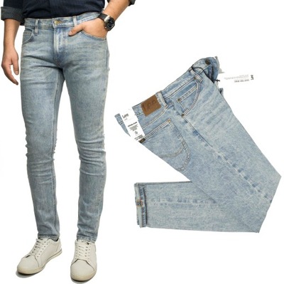 Lee Luke Frosted męskie spodnie jeansy Slim W32 L34