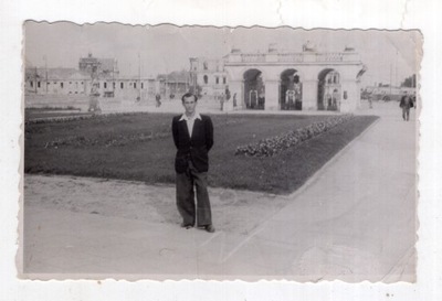 Warszawa - Plac Saski - Ruiny - FOTO ok1950