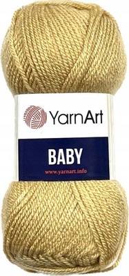 Włóczka YarnArt Baby 805 beżowa Akryl 100% 50g