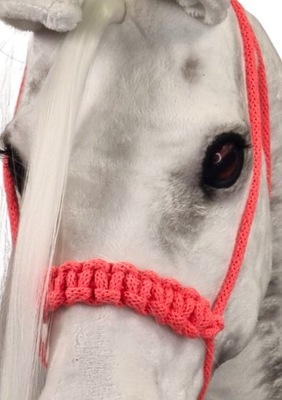 Halter plus wodze - koń na kiju - różne kolory hobby horse realistik