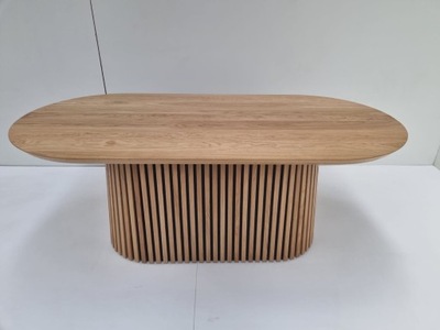 Stół drewniany dębowy nowoczesny salon