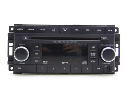 RADIO SKYDELIS RADIJO IMTUVO 05064927AG CHRYSLER 300C 