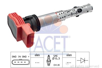 КОТУШКА ЗАПАЛЮВАННЯ / ГРУПА КАТУШОК FACET 96327