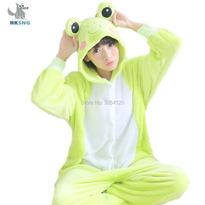 DAMSKA ciepła Piżama HKSNG Animal Frog Onesie Kigu