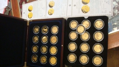 Zestaw 25 x medal Jan Paweł II POWOŁANY DO ŚWIĘTOŚCI + certyfikaty