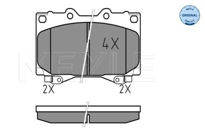 КОЛОДКИ HAM. TOYOTA P. LANDCRUISER 4,2TDI