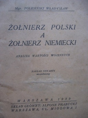 Żołnierz polski Żołnierz niemiecki Polesiński 1939