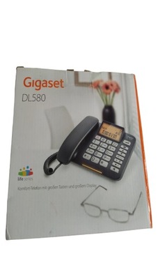 TELEFON STACJONARNY PRZEWODOWY GIGASET DL580
