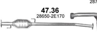 Hyundai tuscon i - 2.0 kia sportage ii 2.0 - бензин - 2wd гаситель средний фото №1