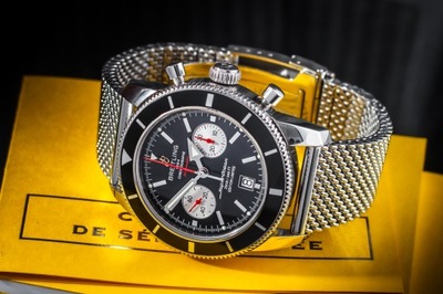 BREITLING SUPEROCEAN HERITAGE CHRONOGRAPH A23320 LIMITED 46MM + PASEK/KPL.