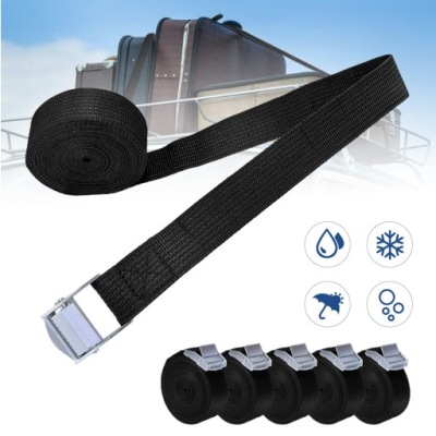 6X PASY MOCUJĄCE Z ZAMKIEM ZACISKOWYM, PASEK MOCUJĄCY, PASEK NAPINAJĄCY 4 M