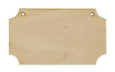 Tabliczka drewniana deseczka zawieszka szyld 9,5cm