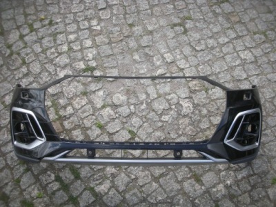 Audi q5 s-line спойлер бампер передній 2020- 80a фото №1