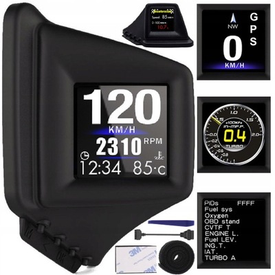 HUD SMART VISION COMPUTER ON-BOARD OBD2 GPS  