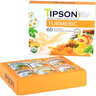 Herbata ziołowa ekspresowa TIPSON TURMERIC 90 g