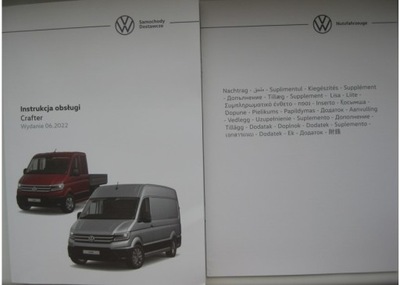 VW CRAFTER II 2016- POLSKA LIBRO MANTENIMIENTO KOLOR!  