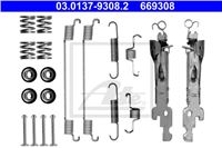 ATE JUEGO MONTAJE ZAPATAS HAM SMART DESCAPOTABLE 00-/FORTWO I 98-/II 07-  