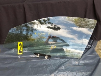 Стекло боковая передняя левая honda civic vii фото №1