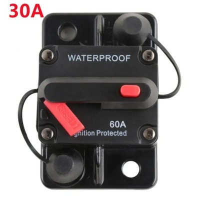 WATERPROOF CAR CIRCUIT BREAKER FUSE RESET 30A 40A 50A 60A 70A 80A 10~2321