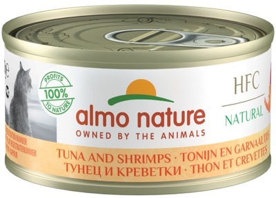 Almo Nature HFC Natural TUŃCZYK Z KREWETKAMI - 70g