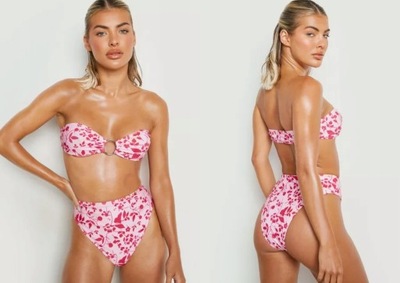 BOOHOO DÓŁ BIKINI WYSOKI STAN M