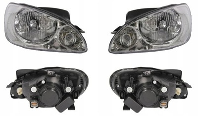 Фара лампа hyundai getz 05-11 l+p tyc фото №1