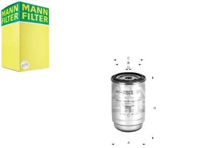 Mann-filter фильтр топлива 504287009 87487344 фото №1