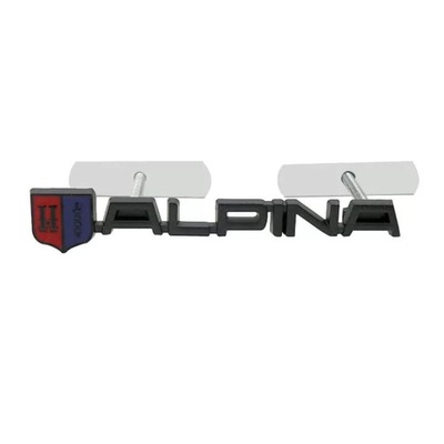 INSIGNIA EMBLEMA EN REJILLA DE RADIADOR ALPINA METAL BMEN BLACK  