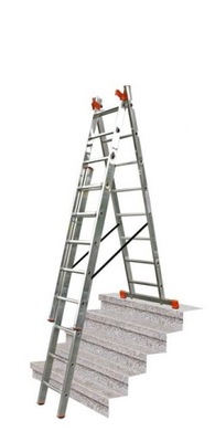 Drabina aluminiowa na schody KRAUSE TRIBILO 3x12