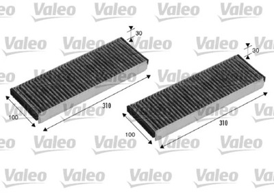 VALEO 715501 FILTRO DE CABINA PC PROTECT / DE CARBON  