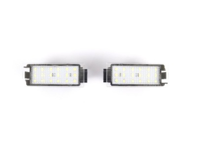 Ліхтарі led номерного знака реєстраційний renault clio laguna iii megane ii ltr012 фото №1